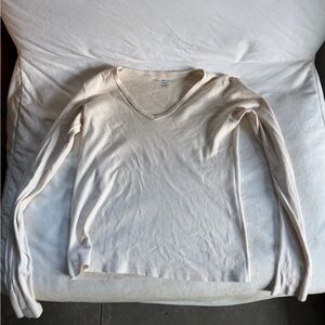 Brandy Melville Cream Long Sleeve Tee